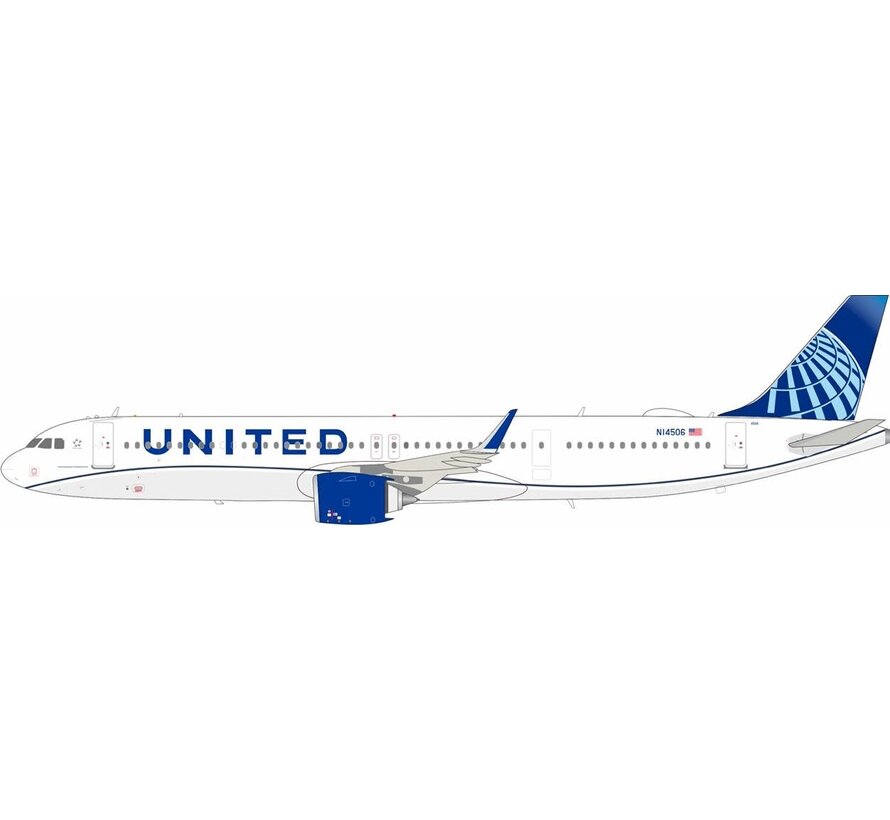 A321neo N14506 United Airlines Blue Evolution livery 1:200 +New Arrival+