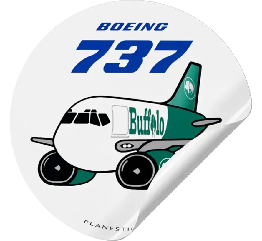 Sticker Buffalo Airways 737 Round