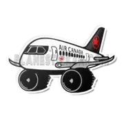 Plane Sticker Sticker Air Canada B787 Die Cut 3.9"