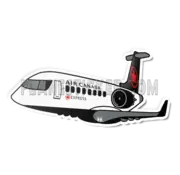 Plane Sticker Sticker CRJ900 Air Canada Express Die Cut 3.9"