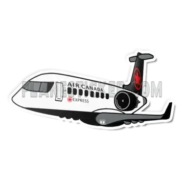 Plane Sticker Sticker CRJ900 Air Canada Express Die Cut 3.9"