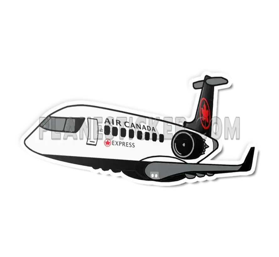 Sticker CRJ900 Air Canada Express Die Cut 3.9"