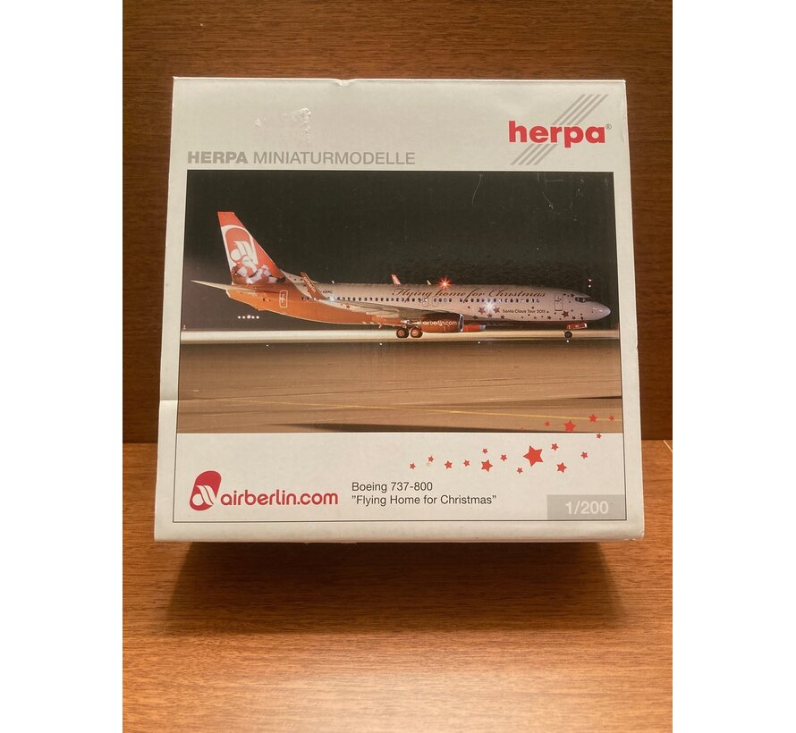 B737-800 Air Berlin D-ABMC 'Santa Claus Tour 2011' 1:200 [plastic]**Collection sale
