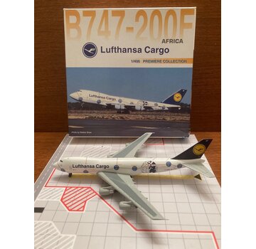 Dragon B747-200F Lufthansa Cargo D-ABZF 'Africa'-'Time-Service-Revolution' 1:400**Collection sale