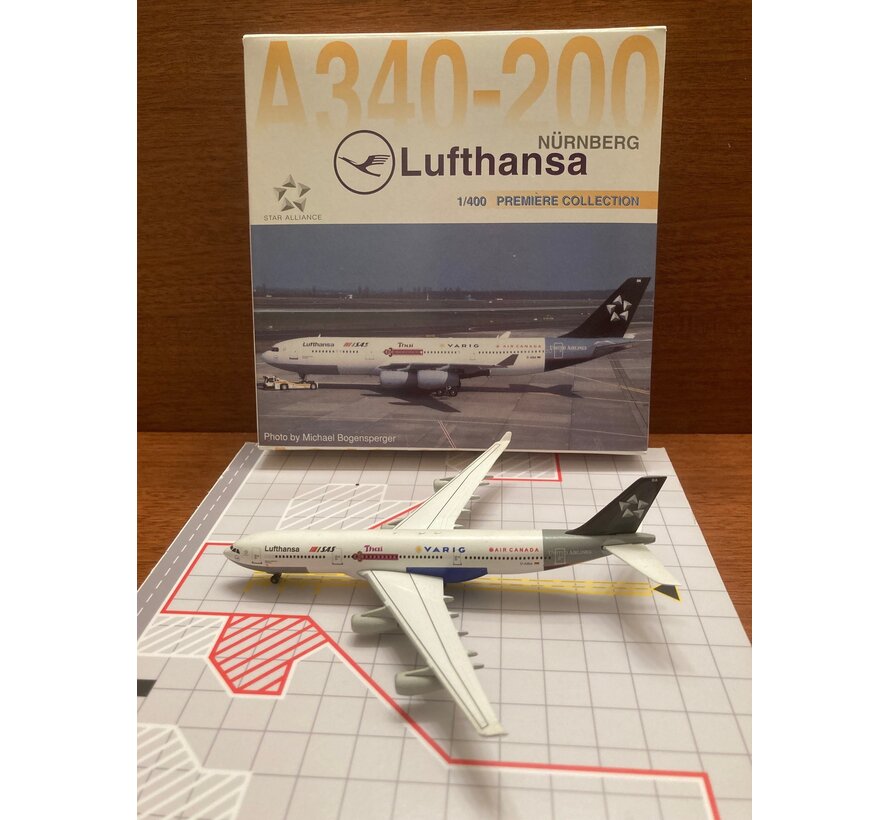 A340-200 Lufthansa D-AIBA 'Nurnberg' Star Alliance 1:400**Collection sale