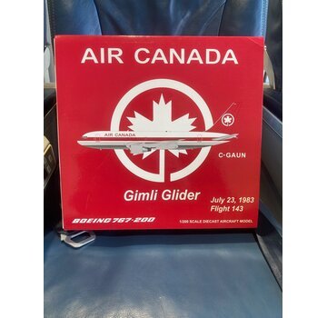 JC Wings B767-200 Air Canada Gimli Glider C-GAUN 1:200 with stand**Collection sale