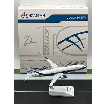 JC Wings B737-800BCF Atran Aviatrans Cargo Airlines Volga Dnepr VQ-BFS 1:200