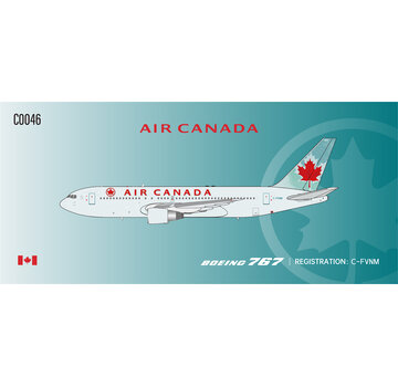 C Models B767-200 Air Canada 2004 Ice Blue livery C-FVNM 1:400  +pre order+