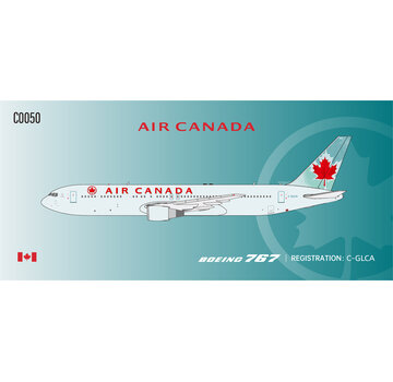 C Models B767-300 Air Canada 2004 Ice Blue livery C-GLCA 1:400 +New Arrival+