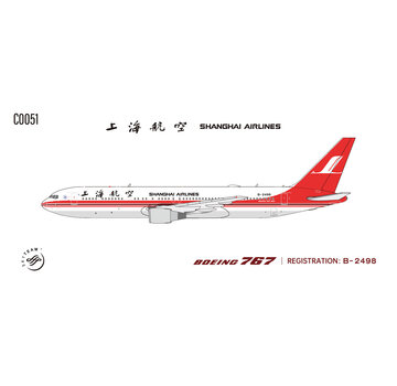 C Models B767-300 Shanghai Airlines B-2498 1:400  +New arrival+