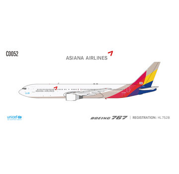 C Models B767-300 Asiana Airlines 2006 livery HL7528 1:400  +pre-order+