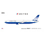 B767-300 United Airlines Blue Tulip Livery N665UA 1:400 +pre-order+