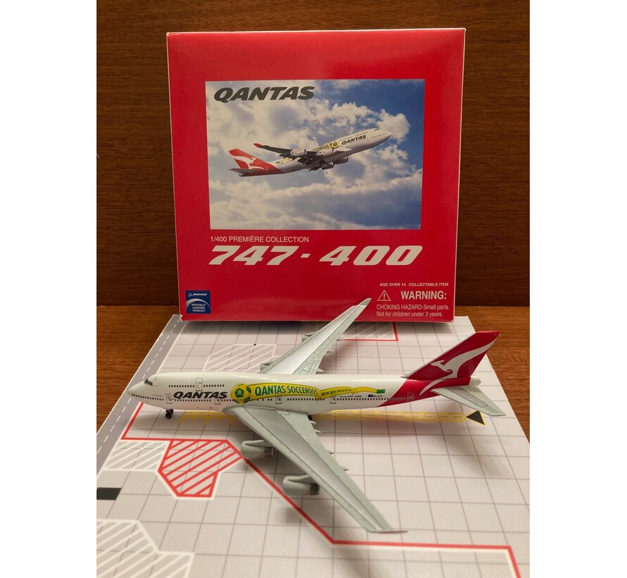 B747-400 QANTAS VH-OJS 'Socceroos World Cup 2010' 1:400**Collection sale