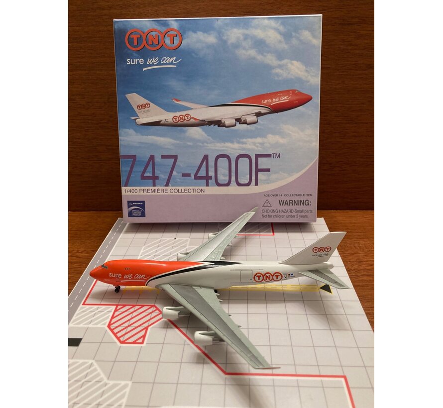 B747-400F TNT OO-THA 'Sure we can' 1:400**Collection sale