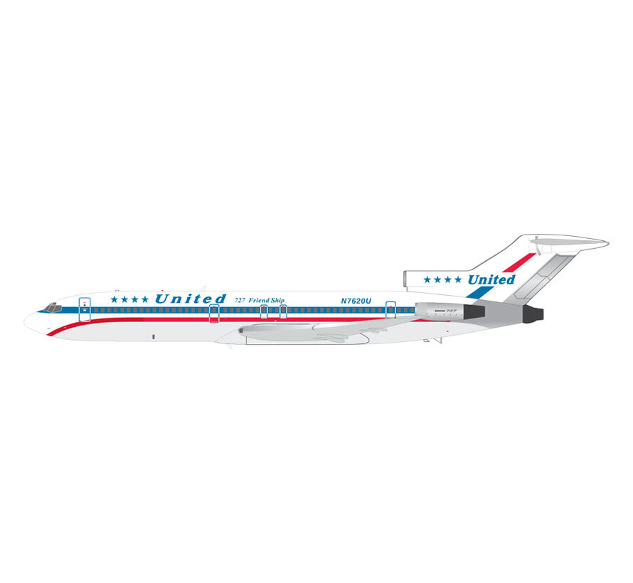 B727-200 United Friendship N7620U 1:200 **Collection sale