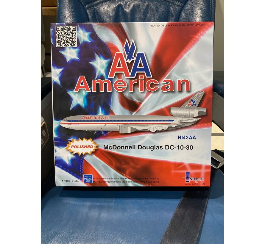 DC10-30 American N143AA polished metal 1:200**Collection sale