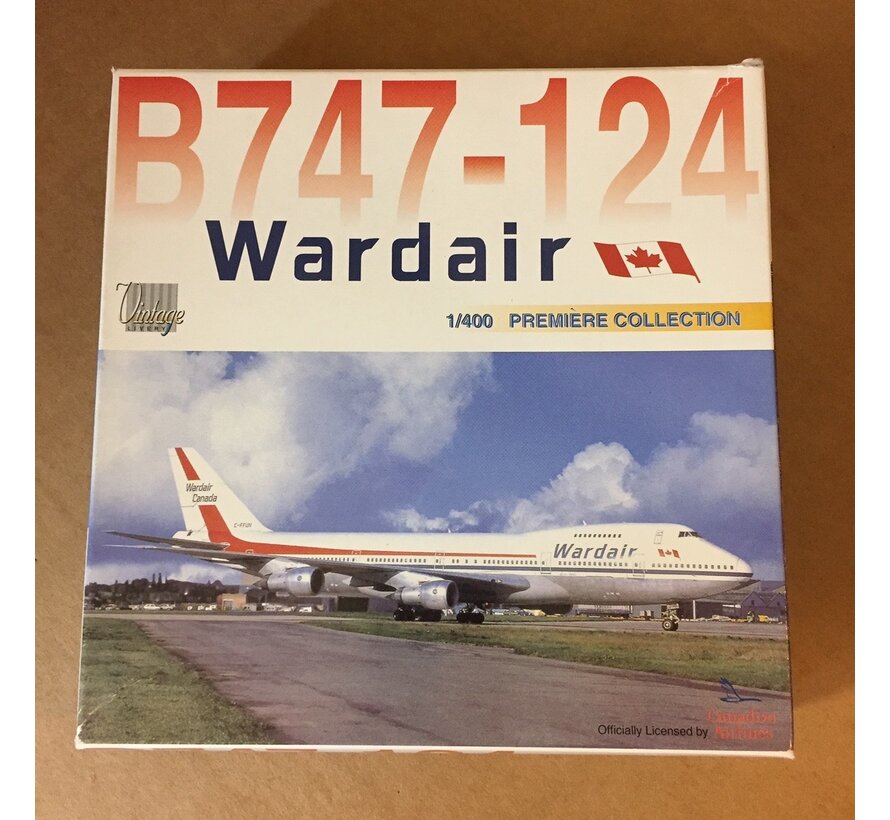 B747-124 WARDAIR C-FFUN 1:400 **Collection sale