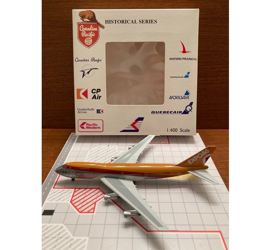 Aeroclassics B747-200 Canadian Pacific C-FCRD 'EXPO 86' 1:400**Collection sale
