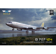 X-SCALE Boeing 707-120 early version [NOT 707-120B] Continental Airlines Golden Jet 1:144