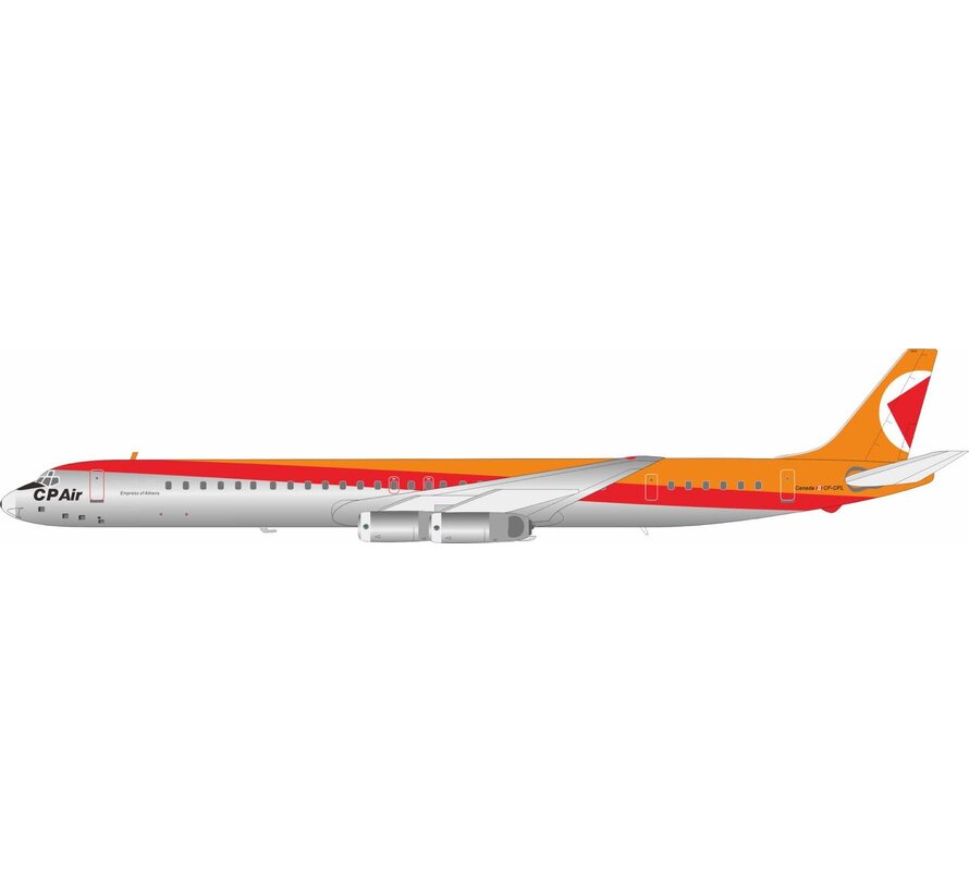 DC8-63PF CP Air orange livery CF-CPL 1:200 polished