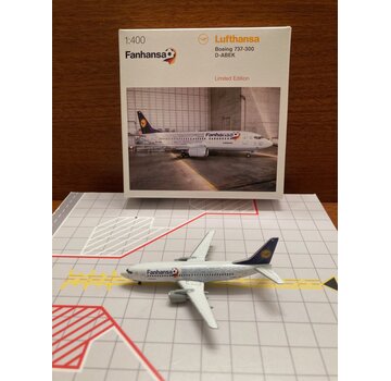 Herpa B737-300 Lufthansa D-ABEK 'Fanhansa' 1:400**Collection sale