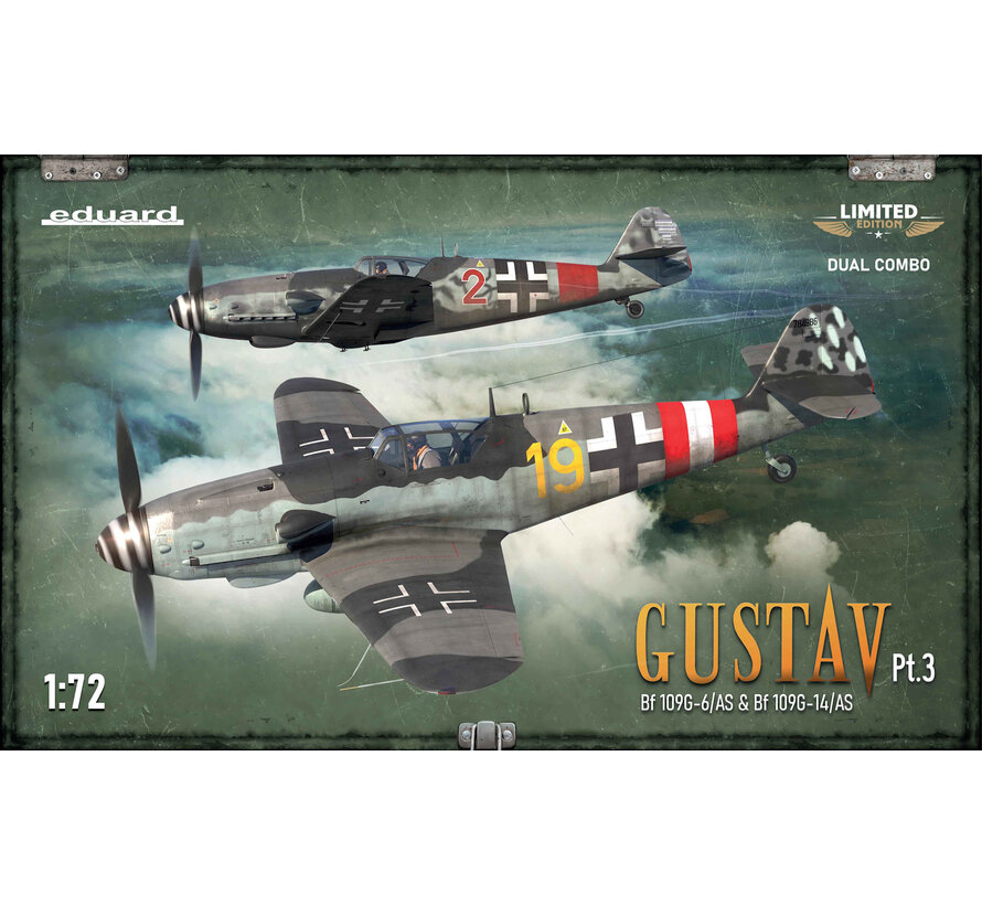 GUSTAV pt.3 Bf109G-6/AS & G-14/AS DUAL COMBO 1:72