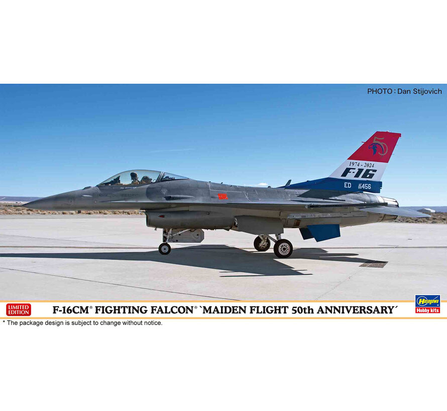 F-16CM Fighting Falcon "MAIDEN FLIGHT 50th ANNIVERSARY" 1:48 Limited Ed.
