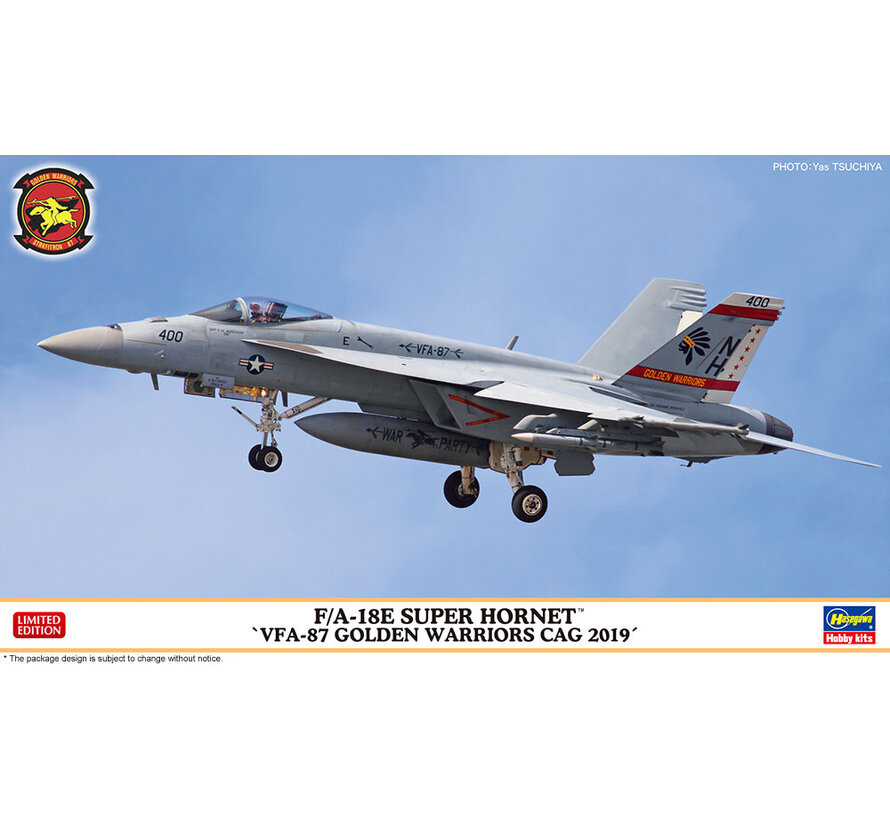 F-18E Super Hornet `VFA-87 Golden Warriors CAG 2019` 1:72