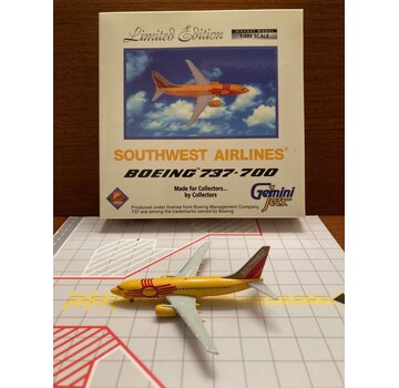Gemini Jets B737-700 Southwest N781WN 'New Mexico One' 1:400**Collection sale