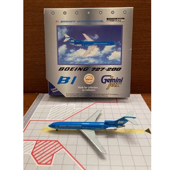 Gemini Jets B727-200 Braniff N412BN 'Flying Colors-Blue' 1:400**Collection sale