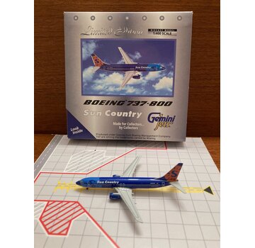 Gemini Jets B737-800 Sun Country New Colours N800SY 1:400 **Collection sale
