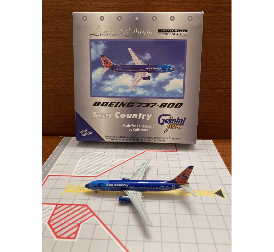 B737-800 Sun Country New Colours N800SY 1:400 **Collection sale