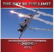 The Sky is the Limit 16 month wall calendar 2026 (modern jets) Jim Haseltine