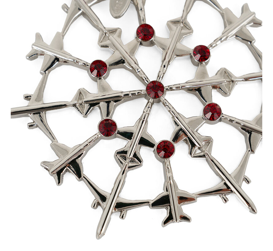 Boeing Jet Snowflake 2025 Ornament