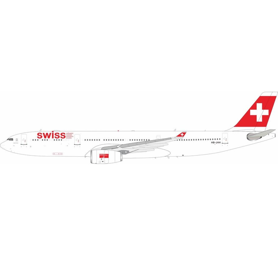 A330-300 Swiss International Air Lines HB-JHH Engine logo 1:200 +pre-order+