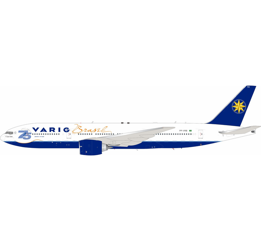 B777-200ER Varig Brasil 75 years final livery PP-VRB 1:200 =pre-order+