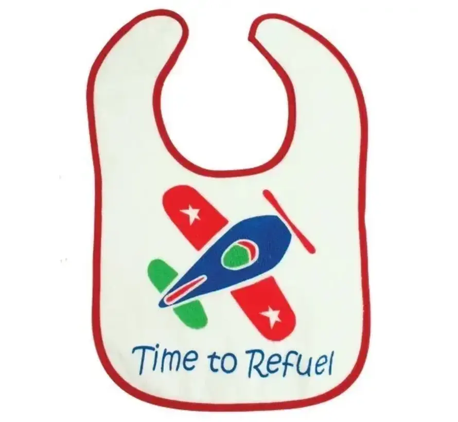 Bib Time To Refuel Red