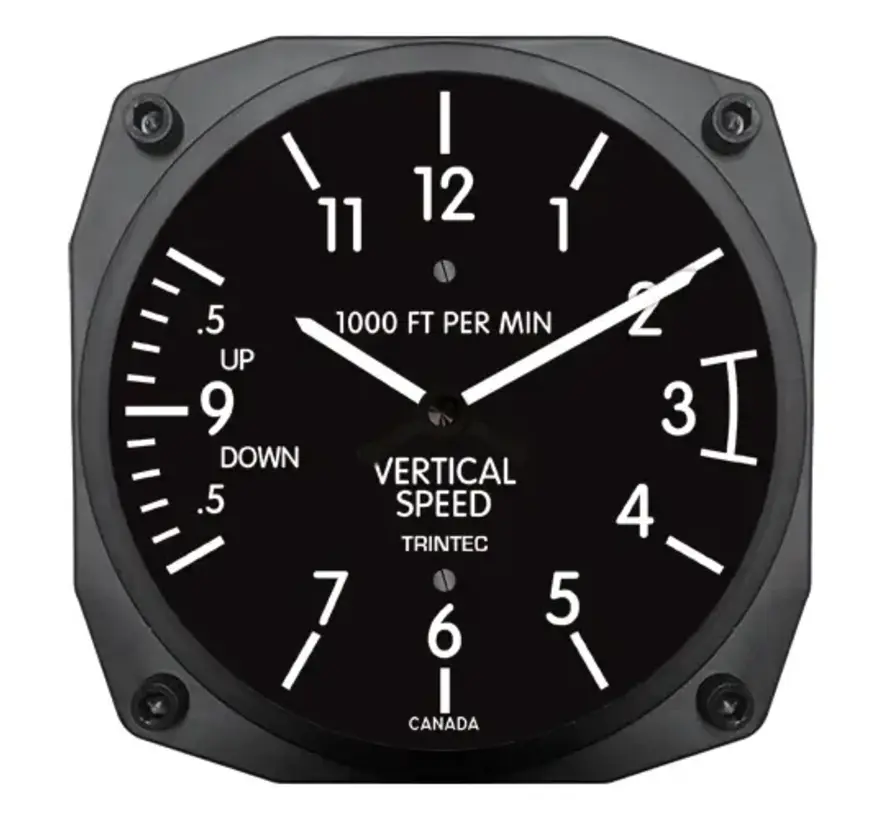 Clock VSI Instrument Style 6"