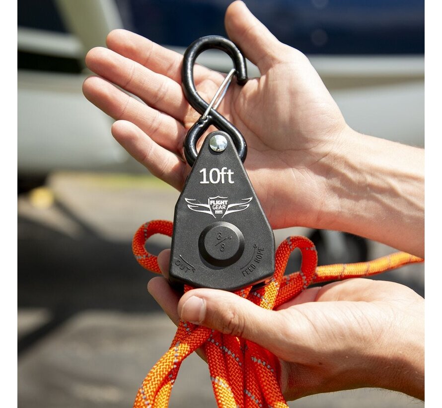 Flight Gear Pull Down Tie-Down Set