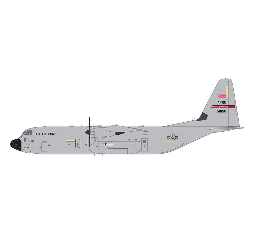 C130J Hercules Flying Jennies Keesler AFB US Air Force 05 8158 grey 1:200 *Pre-Order