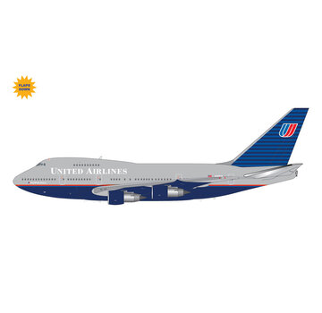 Gemini Jets B747SP United Airlines battleship grey livery N145UA 1:200 flaps down *Pre-Order