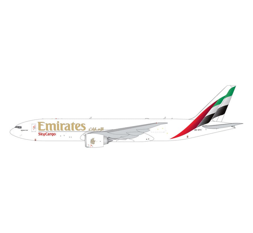 B777-200LRF Emirates SkyCargo new 2023 livery A6-EFV 1:400 *New arrival