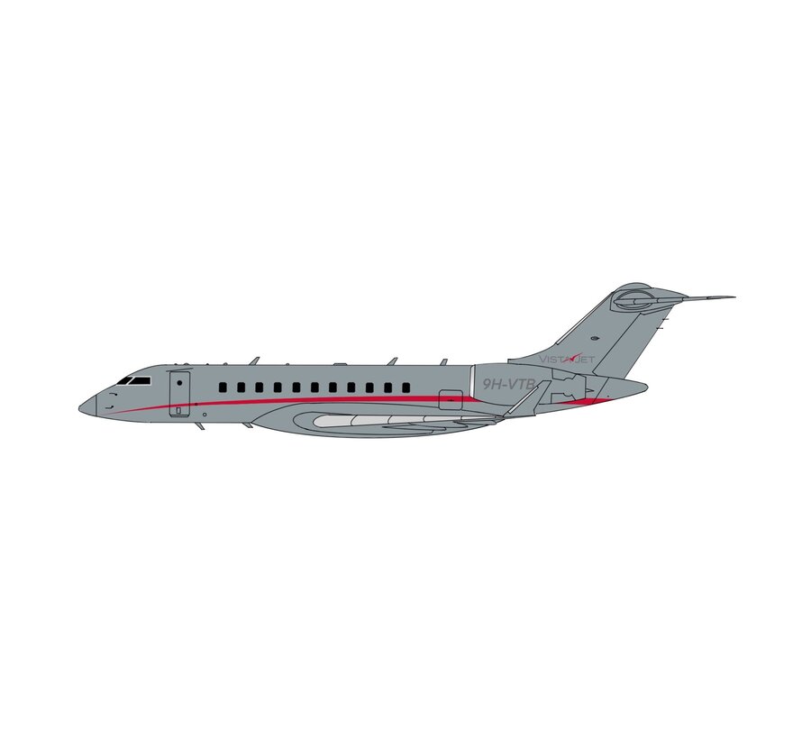 Global 5000 Vistajet 9H-VTB grey 1:400 +pre-order+