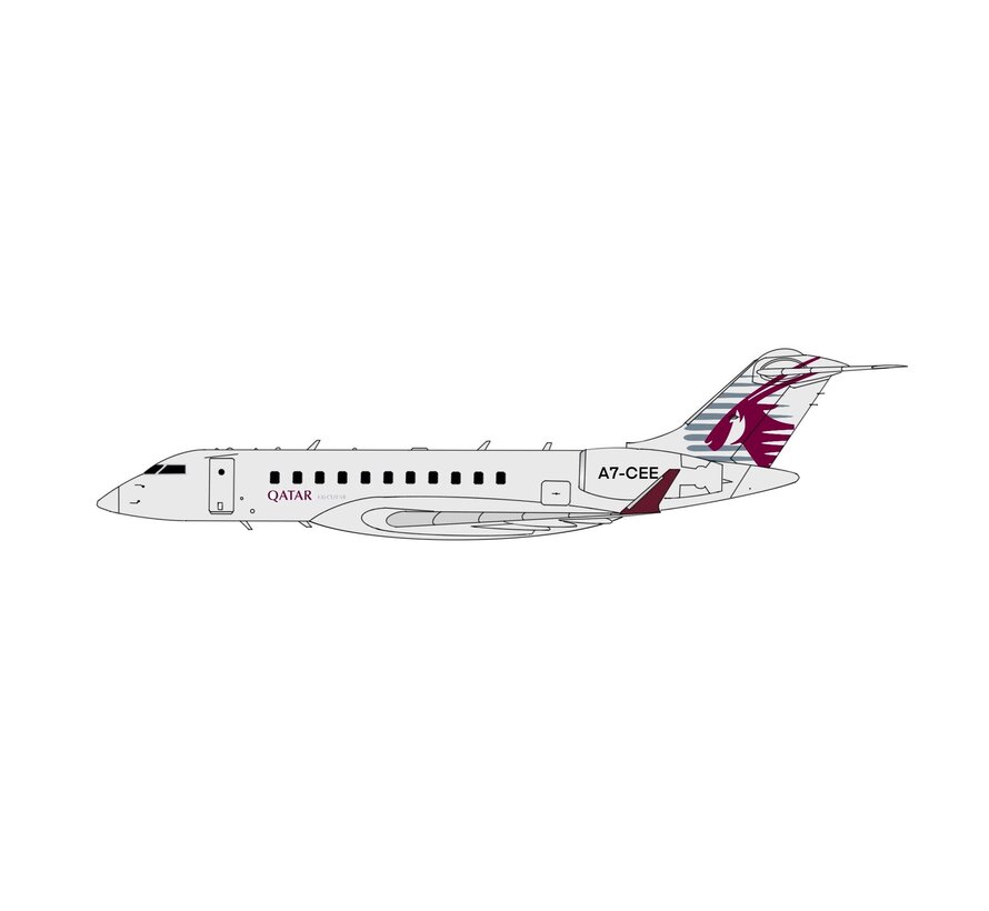 Global 5000 Qatar Execuitive A7-CEE 1:400 +pre-order+