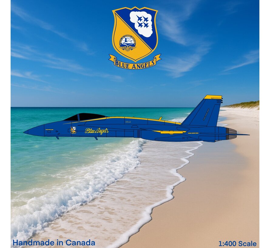FA18A Hornet Blue Angels 1:400 (Exchangable Tails) +New Arrival+