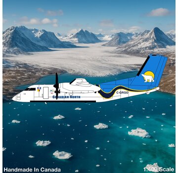 3D Design Deck dash-8-100 Canadian North C-GRGO 1:400 +pre-order+