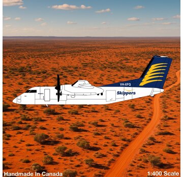 3D Design Deck dash-8-100 Skippers VH-XFQ 1:400 +New Arrival+