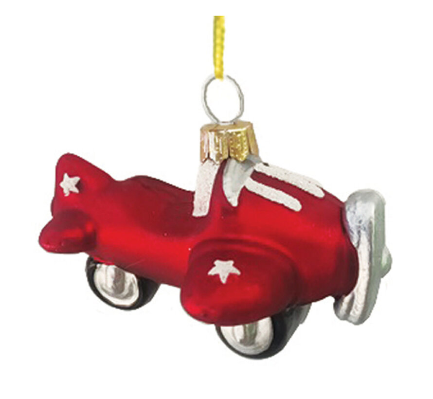 Glass Pedal Car Ornament