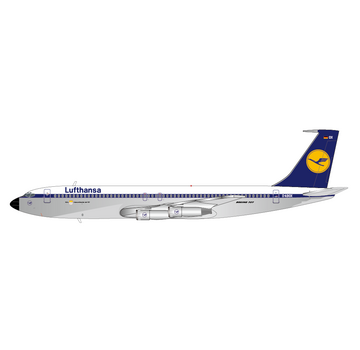 JC Wings B707-300 Lufthansa cheatline livery D-ABOX 1:400 polished +pre-order+