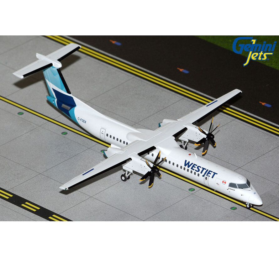 Dash 8 Q400 WestJet Airlines C-FOEN 1:200 with stand**Collection sale